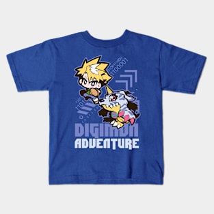 digimon adventure yamato gabumon Kids T-Shirt